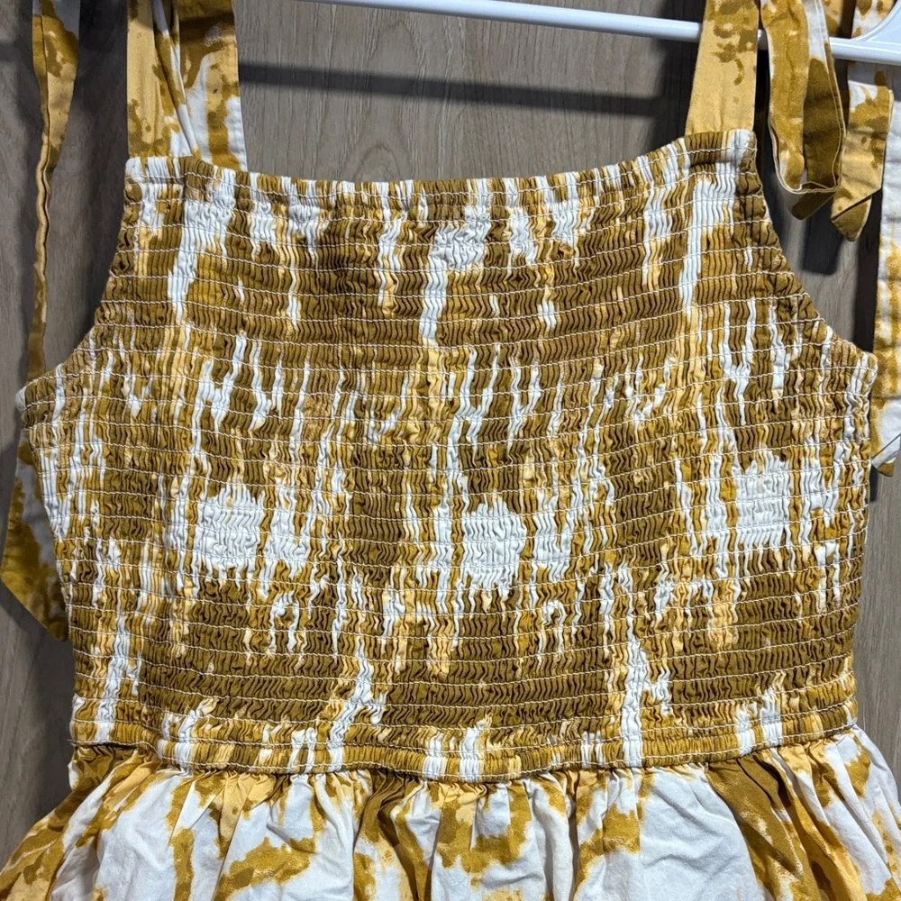 Cleobella Yellow and White Midi Dress - Picture 2 of 6